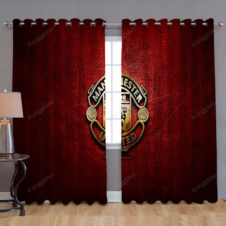 Manchester United Fc Window Curtains - English Football Club003 Blackout Curtains, Living Room Curtains For Window