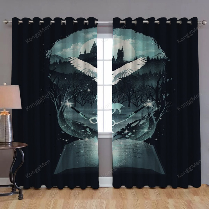 Harry Potter Forever Window Curtains - Harry Potter Blackout Curtains, Living Room Curtains For Window