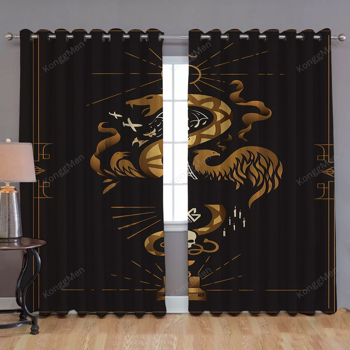 Harry Potter Window Curtains - Portrait Displaywork Blackout Curtains, Living Room Curtains For Window