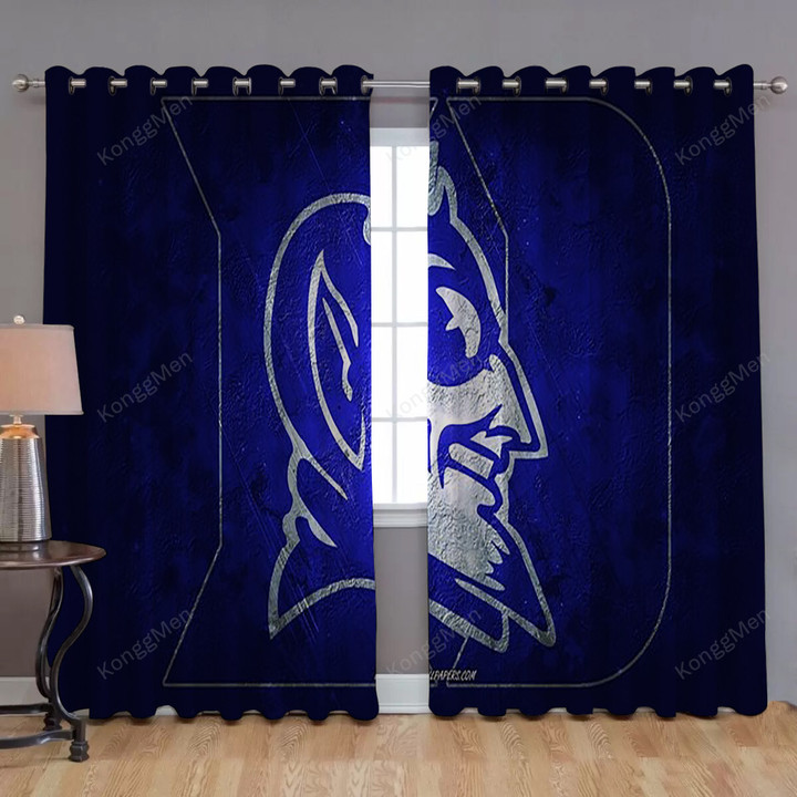 Duke Blue Devils Window Curtains - American Blackout Curtains, Living Room Curtains For Window