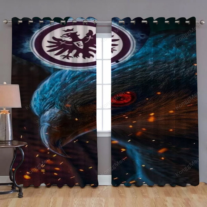 Fussball In Deutschland Eagle Bird Window Curtains - Blackout Curtains, Living Room Curtains For Window