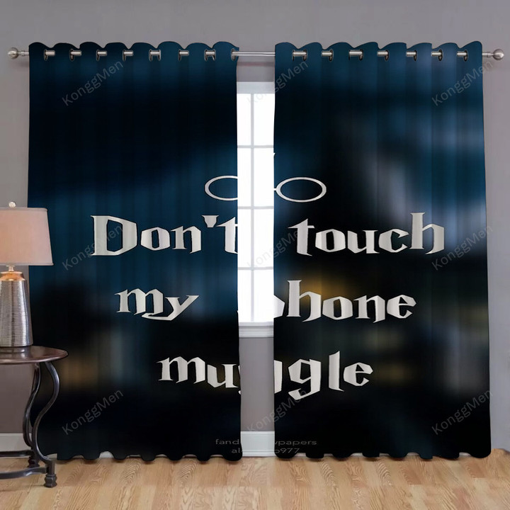 Harry Potter Window Curtains - Lock Screen Funny Blackout Curtains, Living Room Curtains For Window