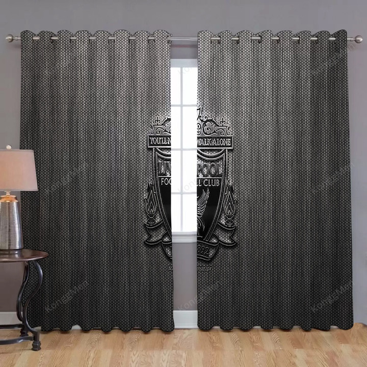 Liverpool Fc Window Curtains - English Football Club004 Blackout Curtains, Living Room Curtains For Window
