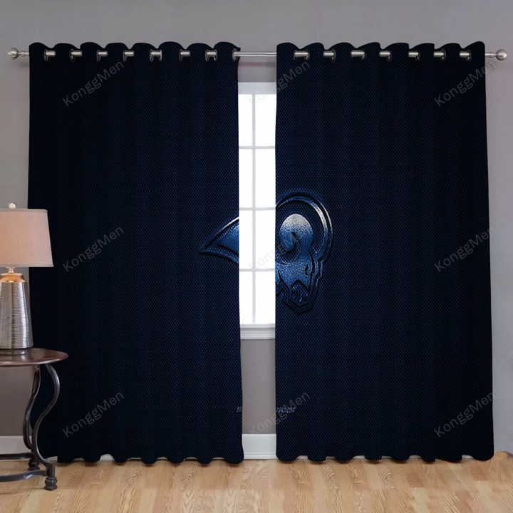 Los Angeles Rams Window Curtains - American Football Club 1 Blackout Curtains, Living Room Curtains For Window