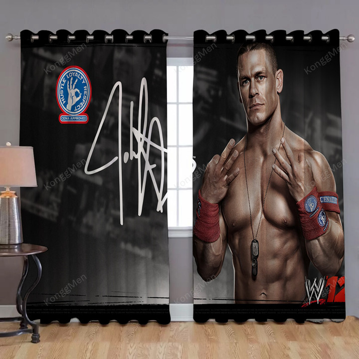 John_Cena_Wwe12 Window Curtains - Blackout Curtains, Living Room Curtains For Window