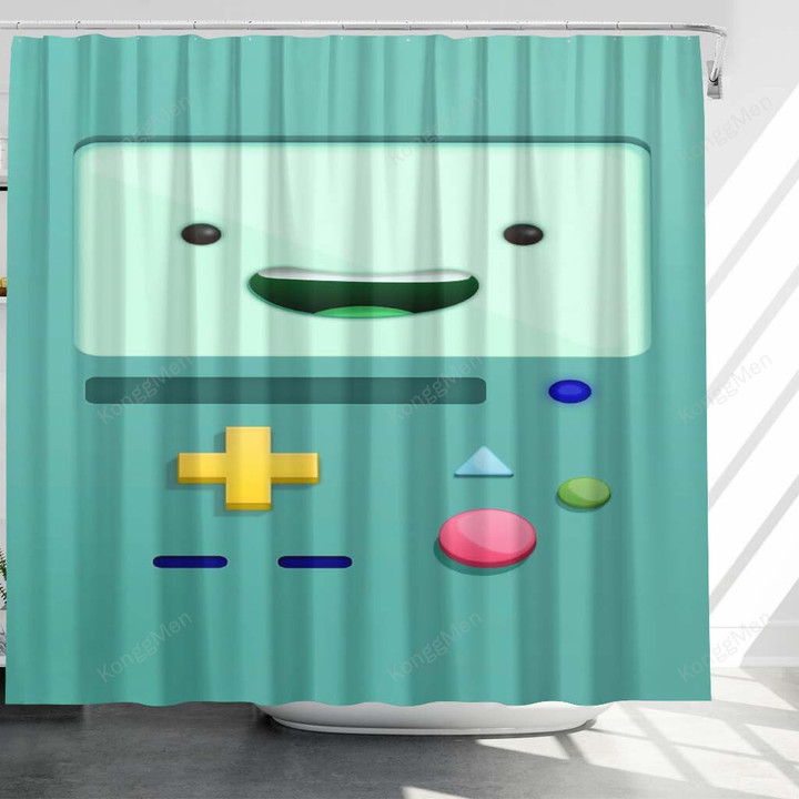 Bmo Screen Shower Curtains - Adventure Adventure Time Bathroom Curtains, Home Decor