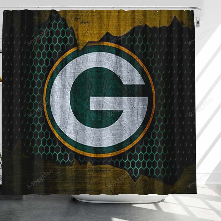 Green Bay Packers 3 Shower Curtains - Bathroom Curtains, Home Decor