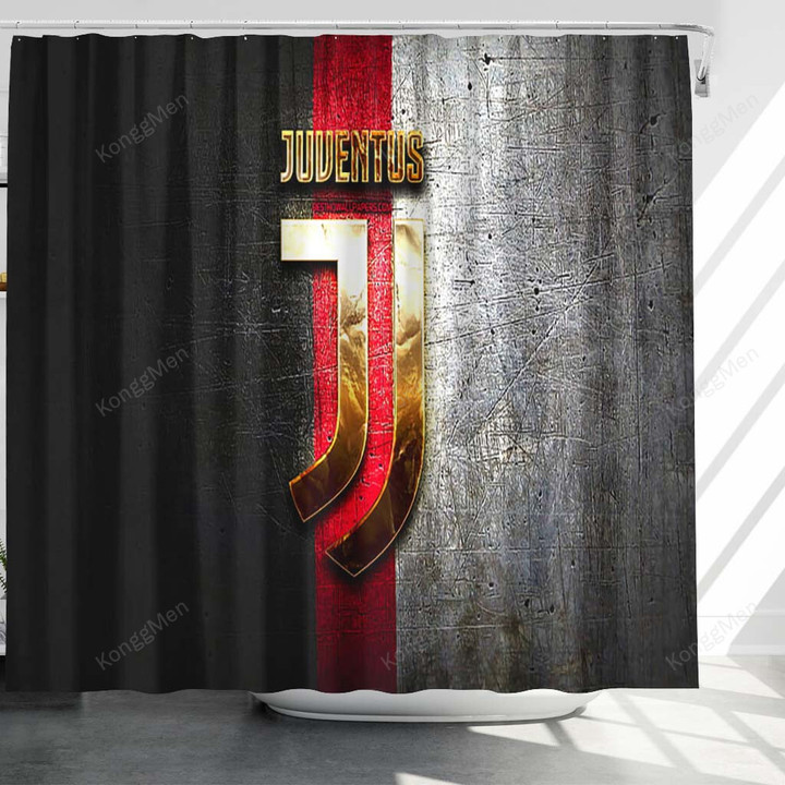 Juventus Fc Shower Curtains - Juventus Bathroom Curtains, Home Decor