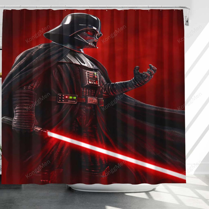 Darth Vader Shower Curtains - Star Wars Vader Bathroom Curtains, Home Decor