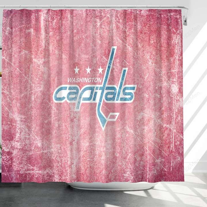 Washington Capitals 7 Shower Curtains - Bathroom Curtains, Home Decor