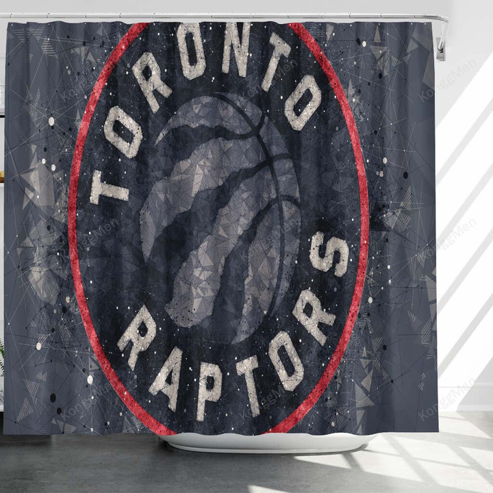 Toronto Raptors Logo Shower Curtains - Bathroom Curtains, Home Decor