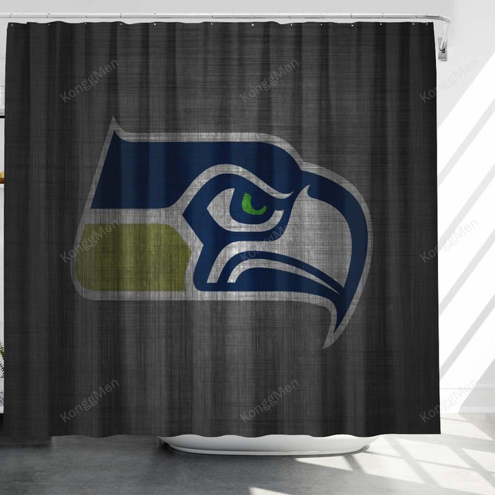 Seahawks Logo 13 Shower Curtains - Bathroom Curtains, Home Decor