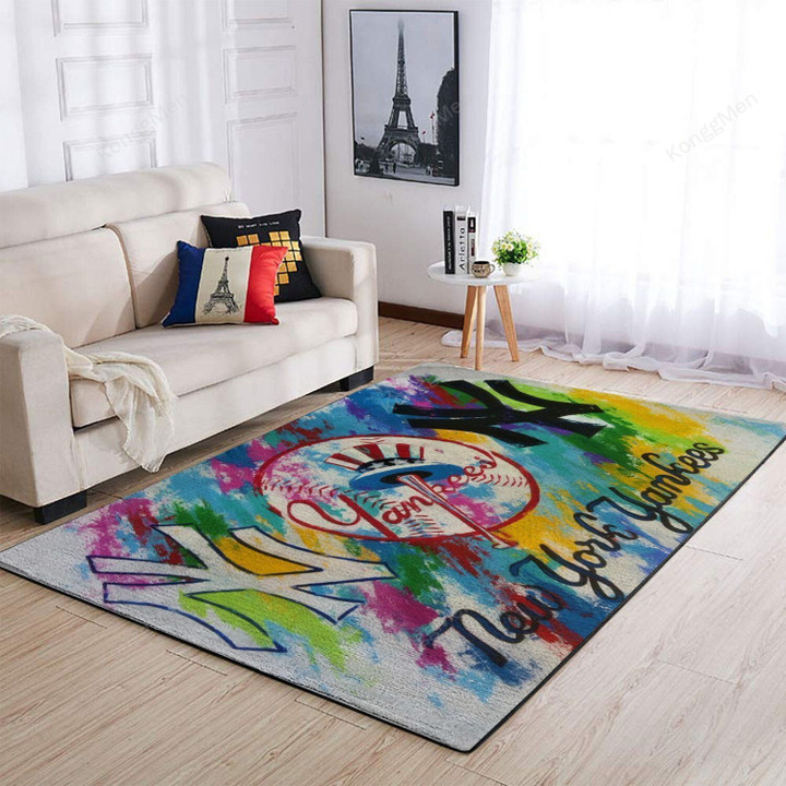 New York Yankees Area Rugs - Mlb Baseball Team Logo Usa Rugs, Living Room Rugs, Outdoor Rug, Washable Rugs, Rugs For Sale1