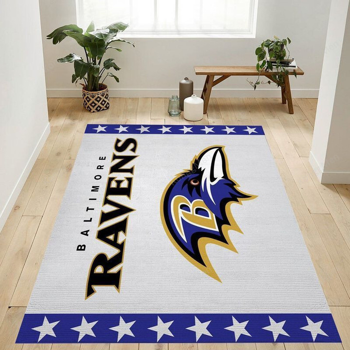 Baltimore Ravens Nfl 9 Area Rugs - And Bed Room Rug Usa Rugs, Living Room Rugs, Outdoor Rug, Washable Rugs, Rugs For Sale