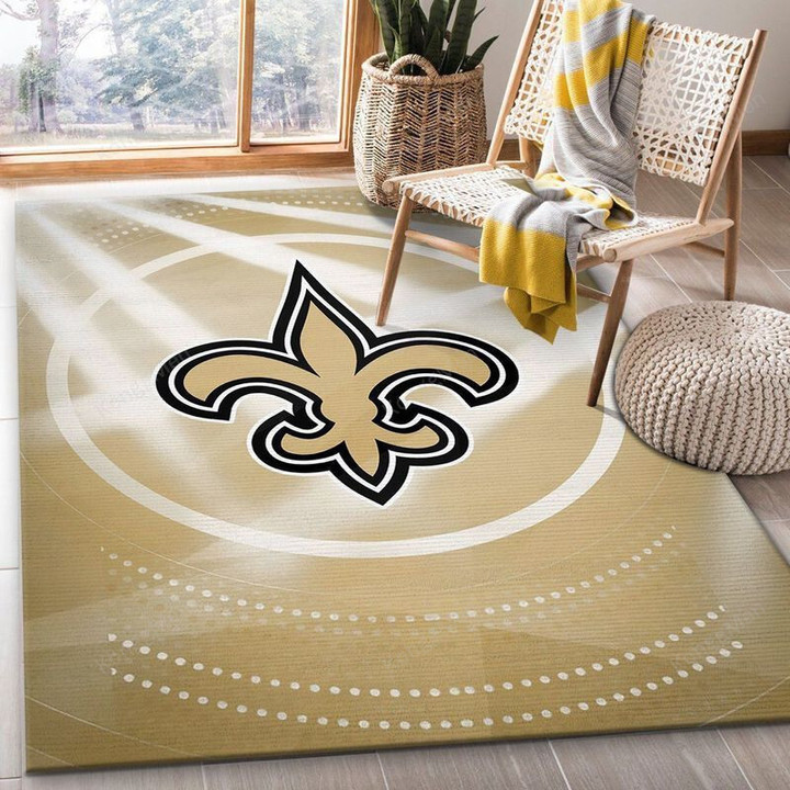 New Orleans Saints Nfl 12 Area Rugs - And Bed Room Rug Usa Rugs, Living Room Rugs, Outdoor Rug, Washable Rugs, Rugs For Sale