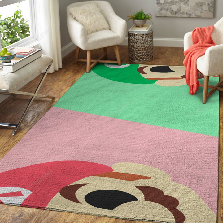 Super Mario Area Rugs - Nintendo Video Game Gamer Usa Rugs, Living Room Rugs, Outdoor Rug, Washable Rugs, Rugs For Sale11