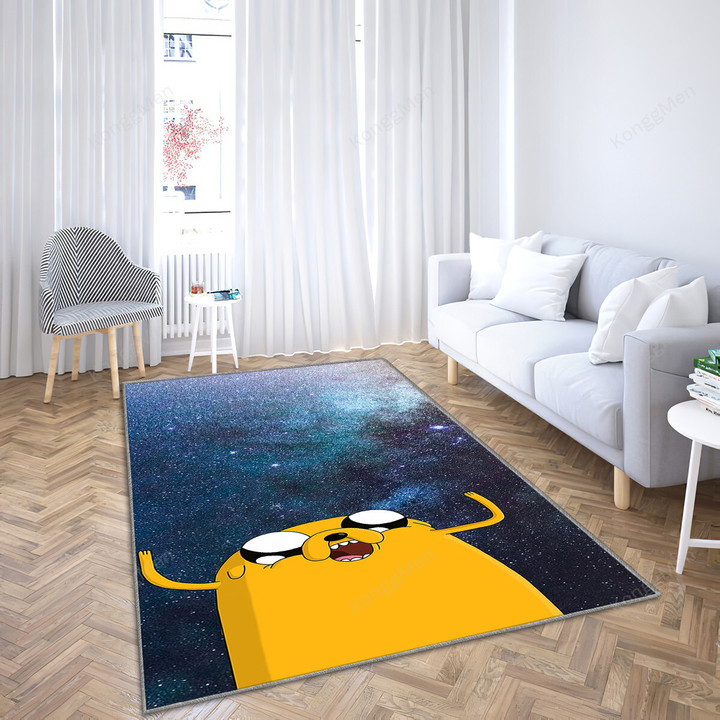 Jake The Dog Area Rugs - Adventure Time Usa Rugs, Living Room Rugs, Outdoor Rug, Washable Rugs, Rugs For Sale