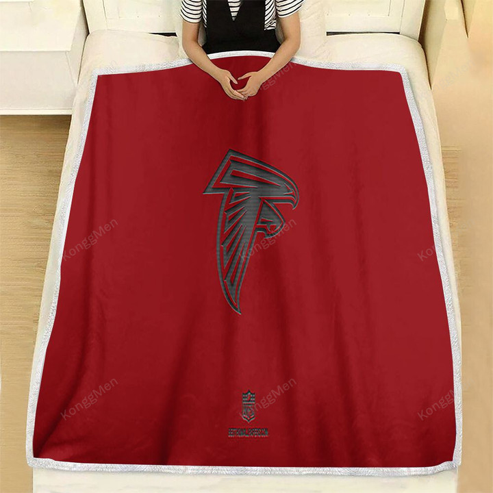 Atlanta Falcons Fleece Blanket - Burgundy American Football Team Atlanta Falcons  Soft Blanket, Warm Blanket