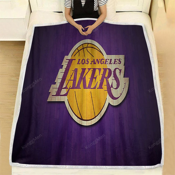 Basketball Los Angeles Lakers Fleece Blanket - Nba Lakers  Soft Blanket, Warm Blanket