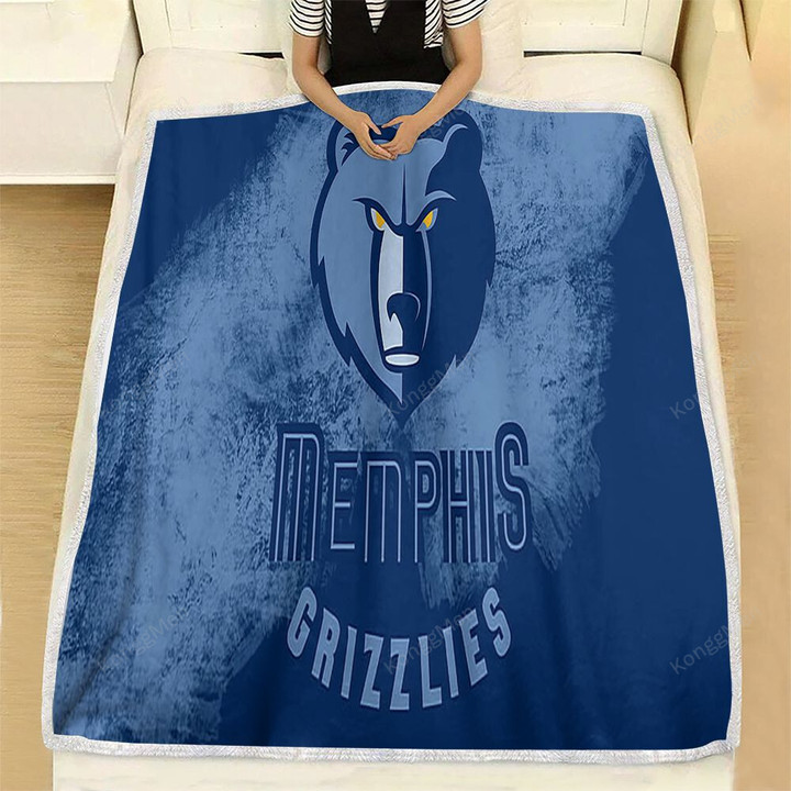 Basketball Fleece Blanket - Memphis Grizzlies Nba  Soft Blanket, Warm Blanket