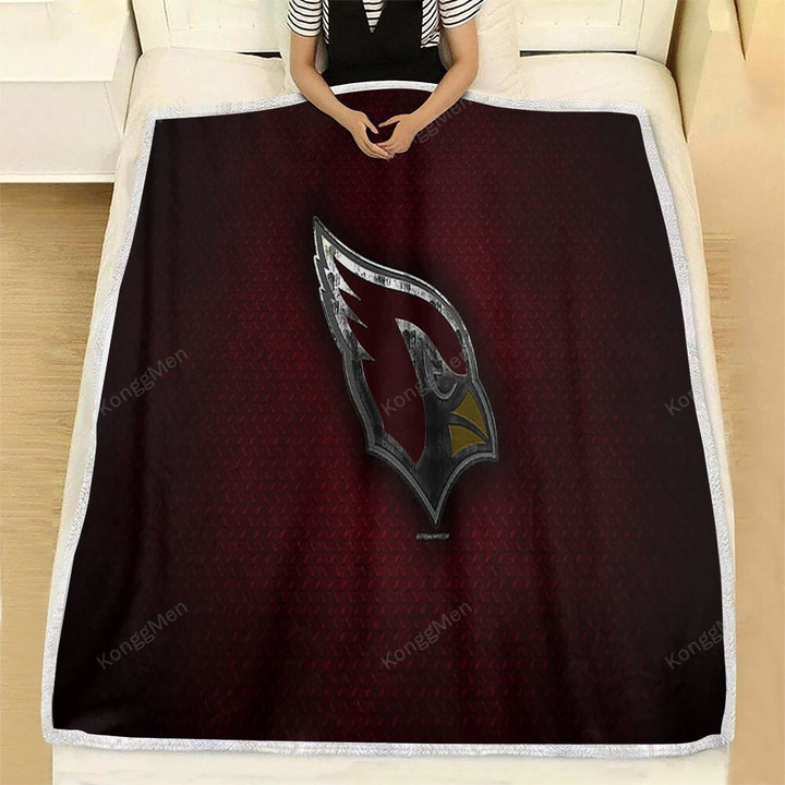 Arizona Cardinals American Football Club Fleece Blanket - Metal Arizona Usa Soft Blanket, Warm Blanket