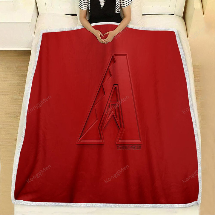 Arizona Diamondbacks Fleece Blanket - American Baseball Club 3D Red  Soft Blanket, Warm Blanket