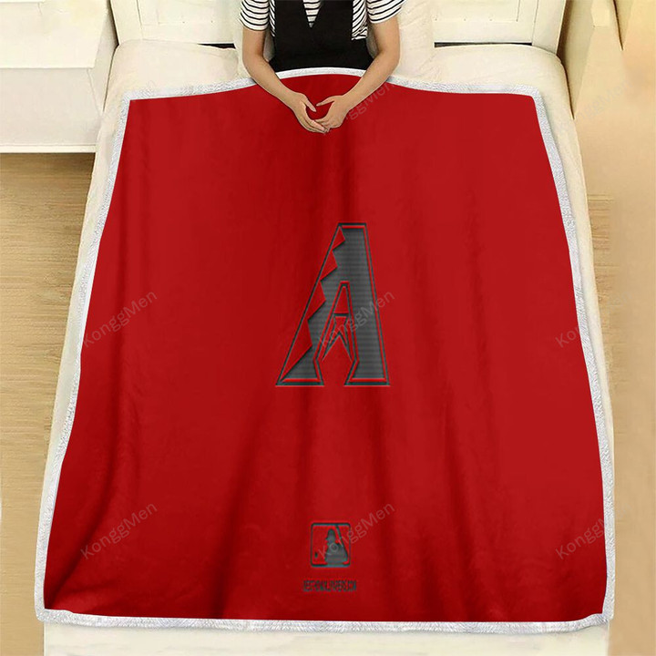 Arizona Diamondbacks Fleece Blanket - Red American Baseball Team Arizona Diamondbacks  Soft Blanket, Warm Blanket