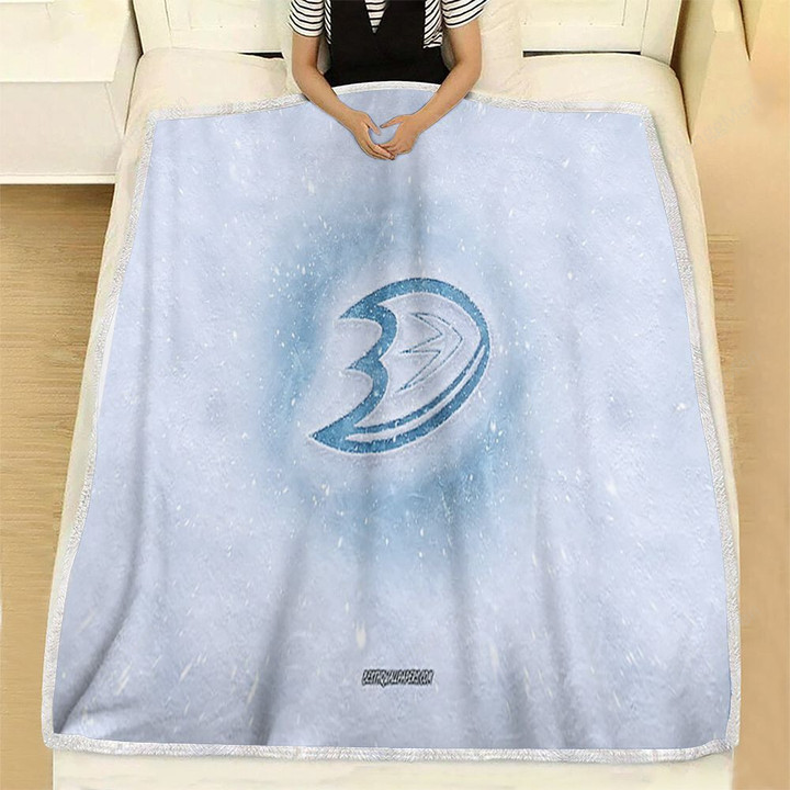 Anaheim Ducks Fleece Blanket - American Hockey Club Nhl Soft Blanket, Warm Blanket