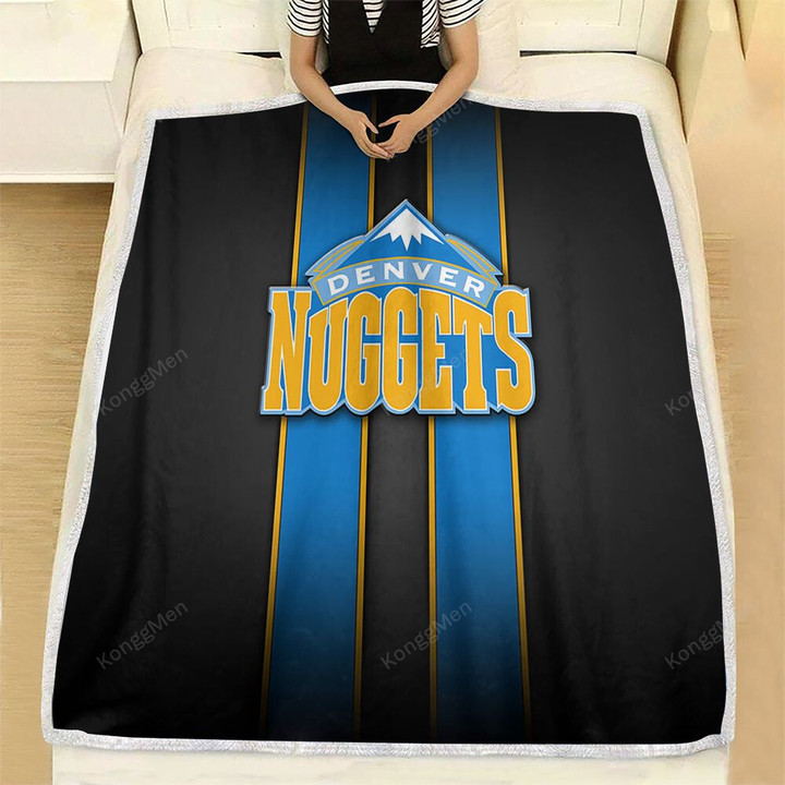 Denver Nuggets Fleece Blanket - Basketball Nba1002  Soft Blanket, Warm Blanket