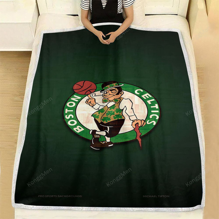 Boston Celtics Fleece Blanket - Basketball Green Nba Soft Blanket, Warm Blanket
