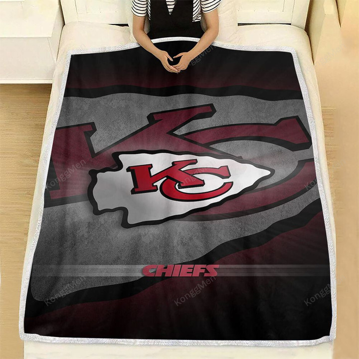 Kansas City Chiefs  Fleece Blanket - Nfl Football  Soft Blanket, Warm Blanket