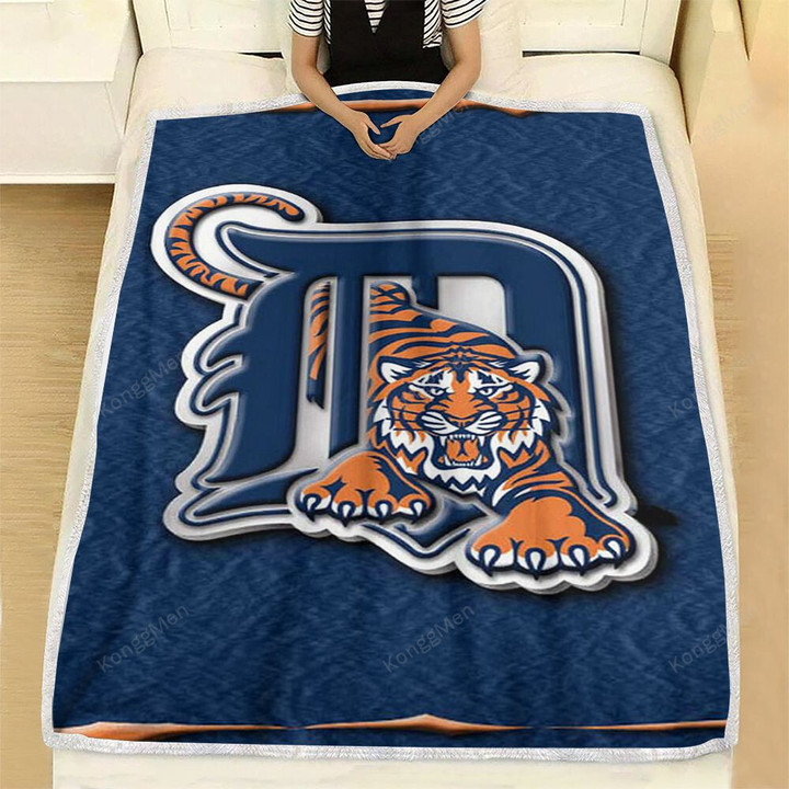 Detroit Tigers Fleece Blanket - Baseball Mlb Soft Blanket, Warm Blanket