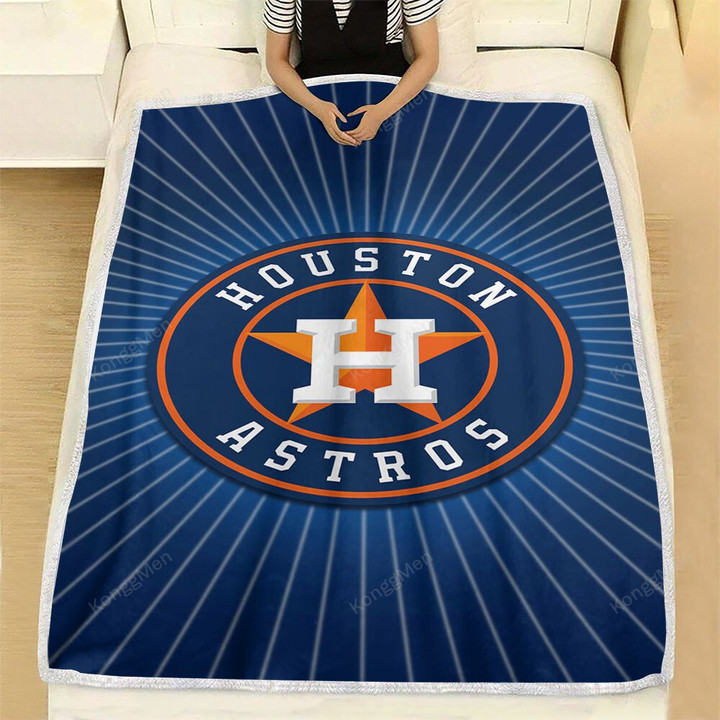 Houston Astros Fleece Blanket - Astros Houston1001  Soft Blanket, Warm Blanket