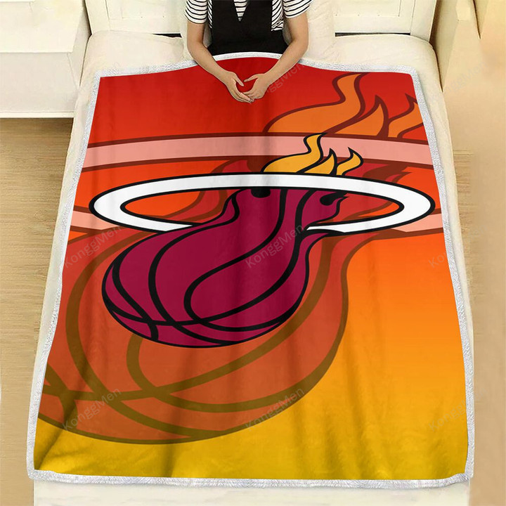 Miami Heat Fleece Blanket - Nba1002  Soft Blanket, Warm Blanket
