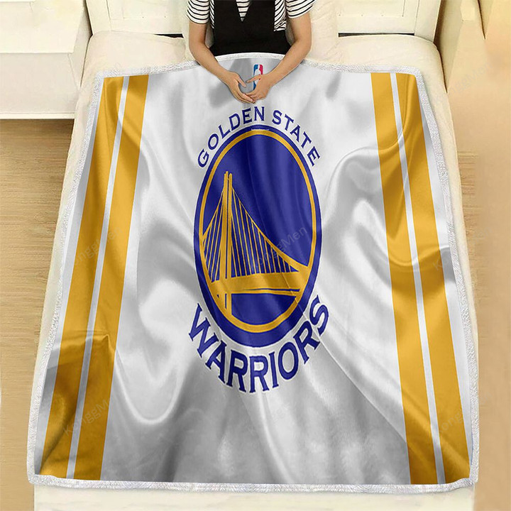 Golden State Warriors Fleece Blanket - Basketball Club Nba  Soft Blanket, Warm Blanket