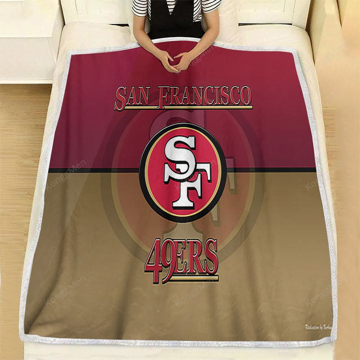 Football Fleece Blanket - San Francisco 49Ers Nfl1004 Soft Blanket, Warm Blanket