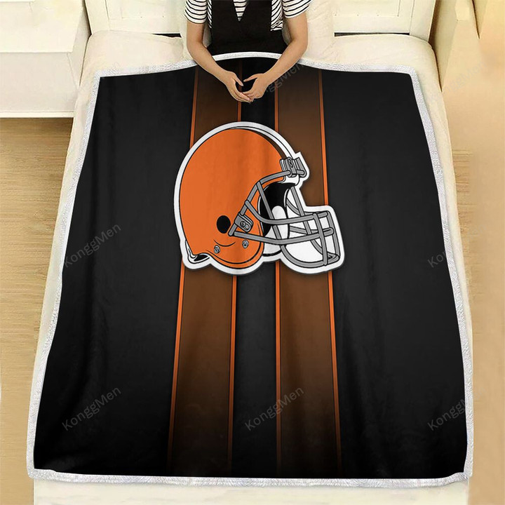 Cleveland Browns Fleece Blanket - Browns Cleveland Football Soft Blanket, Warm Blanket