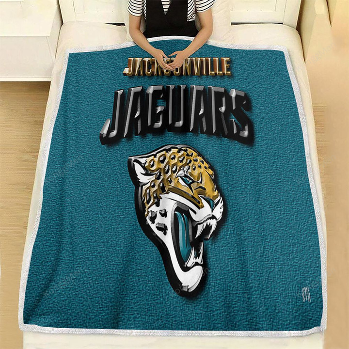 Jacksonville Jaguars 3-D Fleece Blanket - Jacksonville Jaguars Jacksonville Jaguars Jacksonville Jaguars  Soft Blanket, Warm Blanket