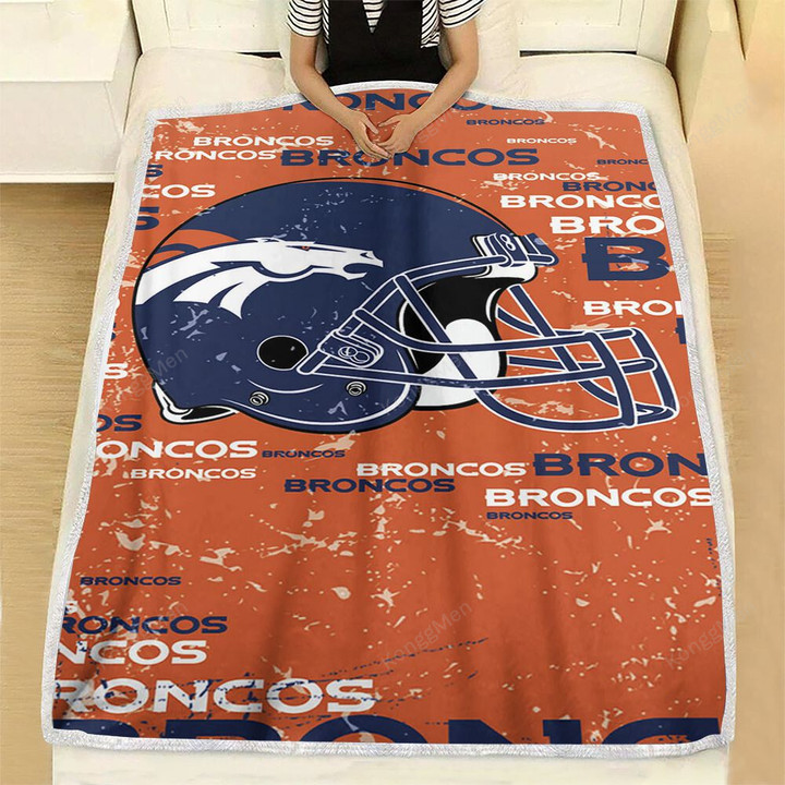 Denver Broncos Fleece Blanket - Broncos Denver Football2004 Soft Blanket, Warm Blanket
