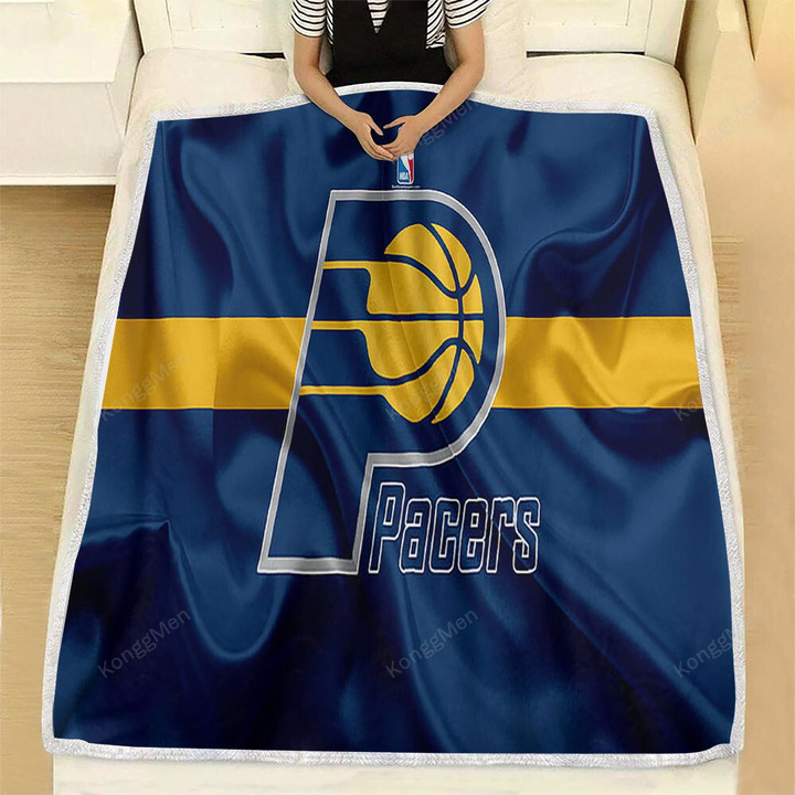 Indiana Pacers Fleece Blanket - Basketball Club Nba  Soft Blanket, Warm Blanket