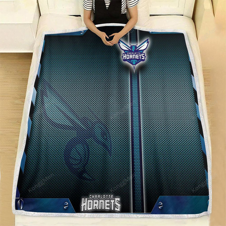 Charlotte Hornets Fleece Blanket - Basketball Nba  Soft Blanket, Warm Blanket