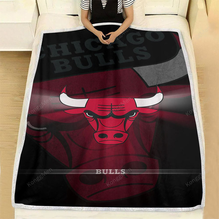 Chicago Bulls Fleece Blanket - Nba Basketball Jordan Soft Blanket, Warm Blanket