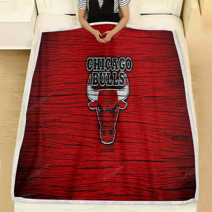 Chicago Bulls Fleece Blanket - Basketballa Nba Team Soft Blanket, Warm Blanket