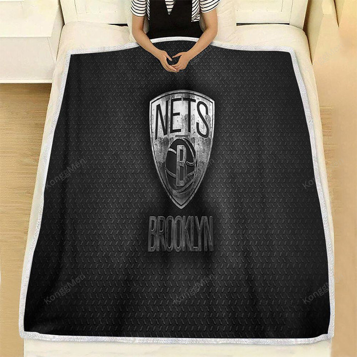 Brooklyn Nets Fleece Blanket - American Basketball Club Nba2001 Soft Blanket, Warm Blanket