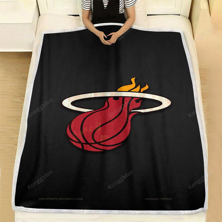 Miami Heat Fleece Blanket - Basketball Nba Soft Blanket, Warm Blanket