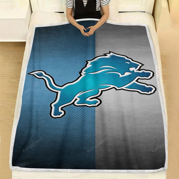 Detroit Lions Fleece Blanket - Abstract Nfl Usa Soft Blanket, Warm Blanket