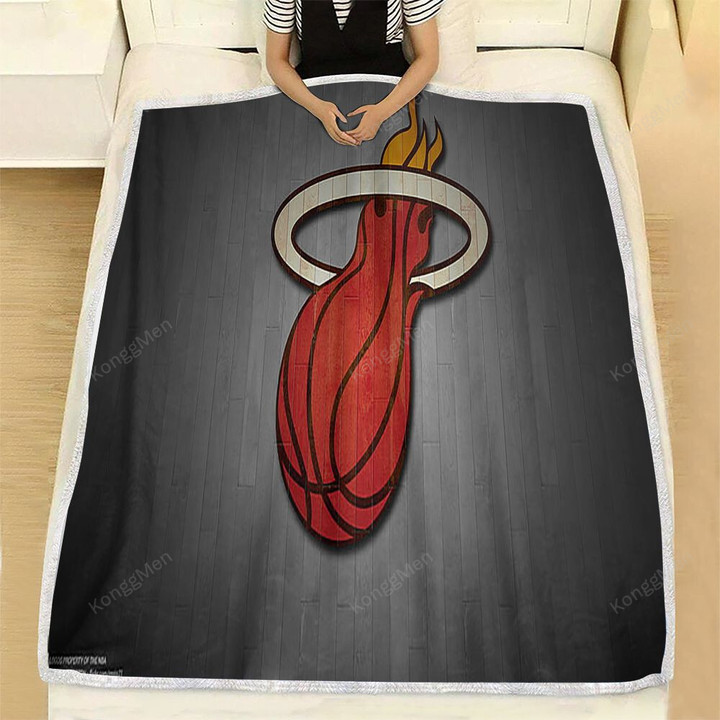 Miami Heat Fleece Blanket - Basketball Heat1001 Soft Blanket, Warm Blanket