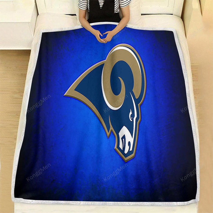 Football Fleece Blanket - Los Angeles Rams1014  Soft Blanket, Warm Blanket