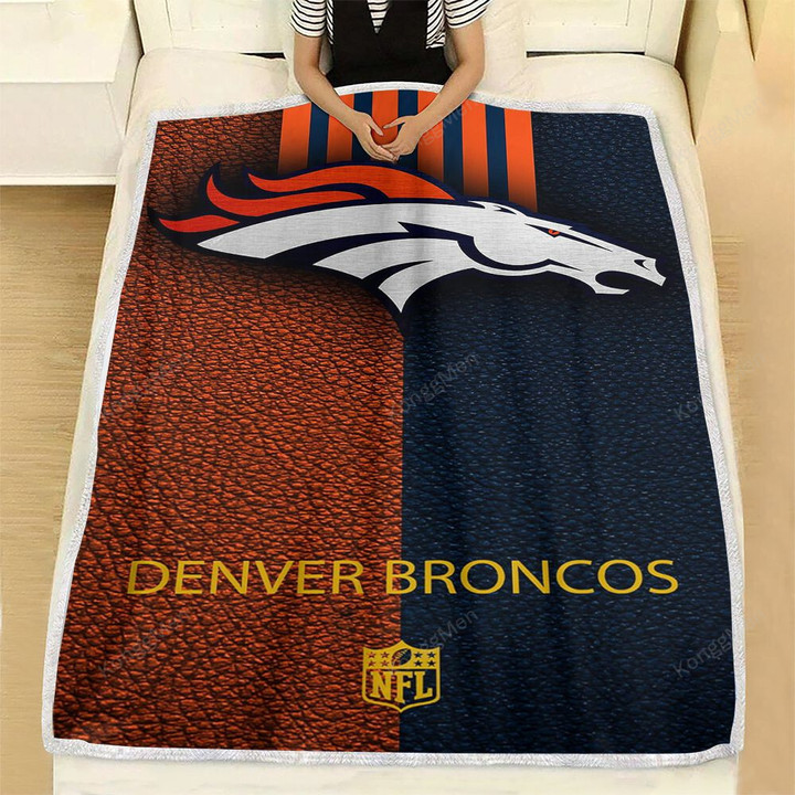 Denver Broncos Fleece Blanket - Champions Football Nfl Soft Blanket, Warm Blanket