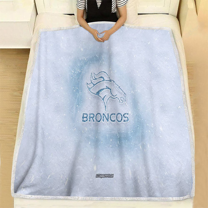 Denver Broncos Fleece Blanket - American Football Club Nfl Soft Blanket, Warm Blanket